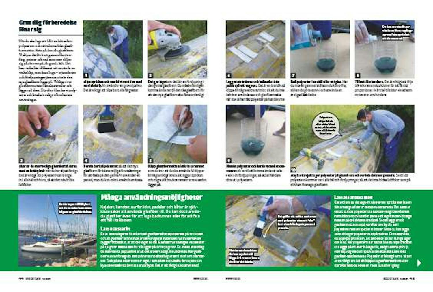 Så här arbetar du med glasfiber Så här arbetar du med glasfiber